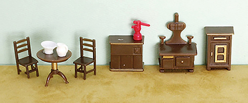 1/4" Scale  Kitchen Set, 9 pc. 